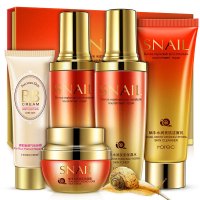 韩婵红石榴鲜活水润7件套面部护肤套装礼盒 保湿补水嫩白亮肤收毛孔