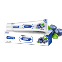 [1只装]小苏打蓝莓去渍洁白牙膏百香果洁齿护龈牙膏110g