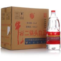 牛栏山二锅头牛桶42度清香型2000ml*6瓶装 白酒整箱