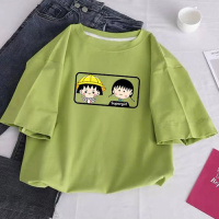 2020夏季韩版原宿风牛油果绿宽松短袖T恤女闺蜜装学生圆领上衣潮