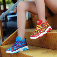 邦塞斯 新款鸳鸯篮球鞋男低帮减震防滑气垫鞋女鞋子男学生轻便大码运动鞋