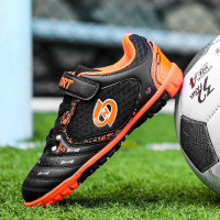 邦塞斯 儿童足球鞋男网面透气青少年小孩中大儿童中小学生tf魔术贴训练鞋