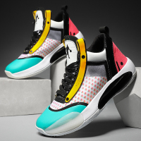 邦塞斯 夏季篮球鞋男高帮防滑耐磨一号战靴毒液实战球鞋鞋