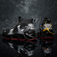 邦塞斯 夏季中国风ins网纱袜鞋炫酷街舞社会鞋精神小伙篮球三代刀锋潮鞋