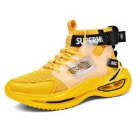 邦塞斯 男鞋2021新款春季莆田篮球运动鞋子青少年一号高帮袜子鞋男