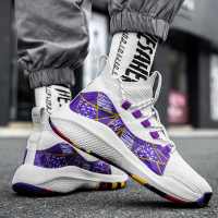 邦塞斯 2022新款篮球鞋男情侣飞织透气潮流运动外场水泥耐磨联名战靴实战