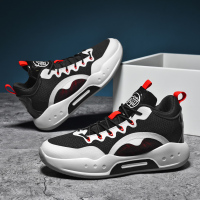 邦塞斯 高帮篮球鞋情侣飞织透气水泥地战靴防滑减震实战驭帅运动鞋男