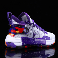 邦塞斯 低帮篮球鞋女透气飞织夏季休闲旅游鞋实战青少年防滑减震运动鞋男