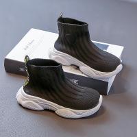 邦塞斯 秋冬季童鞋套袜高帮休闲运动鞋跑步鞋学生轻便散步鞋