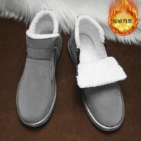邦塞斯 冬季新款双侧拉链橡胶底加绒保暖雪地靴棉鞋