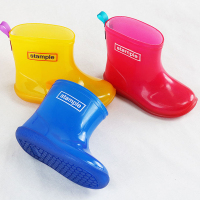 stample儿童雨鞋男女童胶鞋防水防滑环保材质透气无异味四季通用