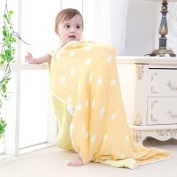 妈唯乐 Marvelous Kids 宝宝纯棉纱布洗澡巾秋季盖毯婴儿吸水浴巾