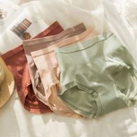 三条高腰内裤女纯棉裆收肚收腹提臀束腰塑形中腰莫代尔三角裤薄款