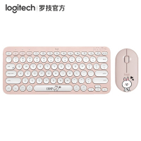 罗技(Logitech)K380可妮兔无线蓝牙键盘 ipad静音键盘+可妮兔鼠标键鼠套装
