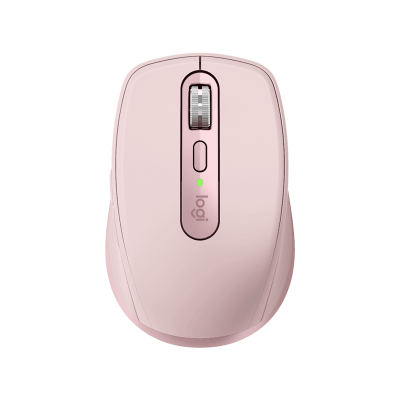 罗技MX Anywhere3无线蓝牙双模便携高性能鼠标办公专用可充电鼠标 茱萸粉
