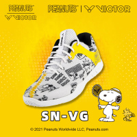 VICTOR/威克多 羽毛球鞋史努比联名款亲子同款 稳定支撑全面类球鞋U2.5标准楦SN-VG