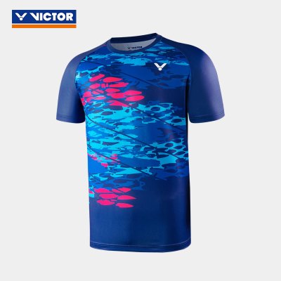 VICTOR/威克多 羽毛球服短袖上衣速干签约球员大赛服T-20003TD/T-21003TD