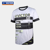 VICTOR/威克多 羽毛球服针织T恤亲子款针织文化衫训练系列T-20053