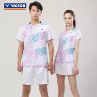VICTOR/威克多 羽毛球服短袖T恤针织运动T恤比赛系列T-30008 T-31008