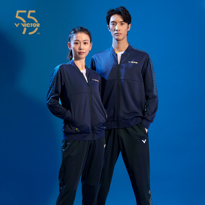 VICTOR/威克多羽毛球服针织运动外套55周年系列商品 J-5503