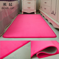 熊起家纺2018加厚可水洗珊瑚绒地毯客厅茶几卧室满铺床边地毯榻榻米地垫可定制