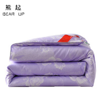 熊起家纺2019蚕丝被仿桑蚕丝春秋被夏凉被加厚冬被单人学生双人被子全棉被芯