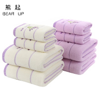熊起家纺2019浴巾纯棉全棉吸水沐浴巾抹胸加大厚儿童成人浴巾酒店宾馆毛巾批發
