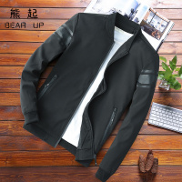 熊起2019外套男春装韩版潮流修身大码男装棒球服秋季新款男士运动休闲夹克