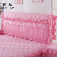 熊起家纺2021公主蕾丝全包布艺床头罩软包床头套欧式防尘罩1.8m1.5米床保护套