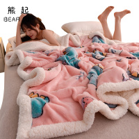 熊起家纺2021法兰绒小毛毯单人被子毯子床上用春秋珊瑚绒床单办公室午睡毯盖毯