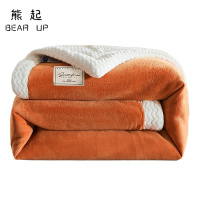熊起家纺2021珊瑚绒小毛毯冬季加厚床单人被子办公室午睡午休法兰绒春秋盖毯子