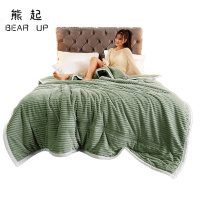 熊起家纺2021加厚三层毛毯被子羊羔绒双层法兰绒床单珊瑚绒冬季保暖小午睡毯子