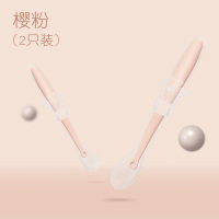 Millymally婴儿勺子宝宝硅胶软勺 儿童辅食喂饭硅胶勺新生儿餐具
