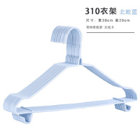 加粗款浸塑晾衣架 带钩衣架 扭花衣架 干湿两用成人挂衣架。