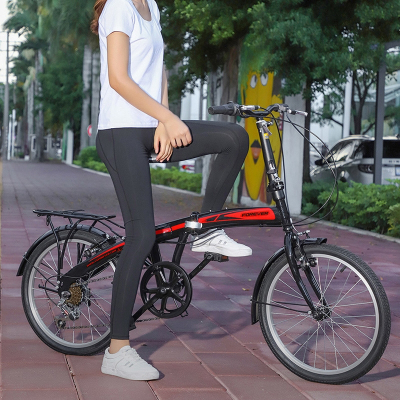  永久折叠自行车男士女大人轻便携上班成年小型单车