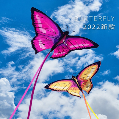 闪电客2022年新款式蝴蝶风筝儿童成人专用微风好飞网红长尾仿真