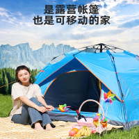 帐篷户外便携式折叠全自动露营帐篷公园野餐野营速开双人帐篷