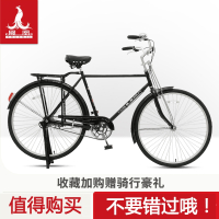 凤凰牌通勤自行车女轻便老式复古单车普通28寸新款大学生男车