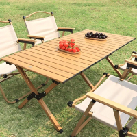 闪电客户外折叠桌椅便携式铝合金蛋卷桌子野餐露营轻便野营全套装备