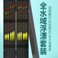 闪电客鱼漂套装浮漂高灵敏加粗醒目野钓浮漂套装全套轻口鲫鱼漂漂盒