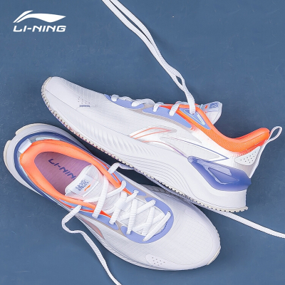 李宁(LI-NING)女鞋跑步鞋越影Element跑鞋云减震白色休闲鞋运动鞋