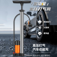 闪电客自行车打气筒家用充气管子泵摩托电动电瓶车汽车篮球新型通用