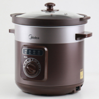 美的（Midea）电炖锅 MD-TGH50C 两档火力 精煮慢炖 家用炖肉电炖盅 煮粥煲汤锅5L大容量