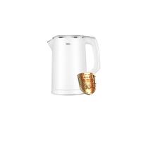 美的（Midea）电水壶HJ1522 1.5L 304不锈钢家用烧水壶双层防烫一体式无缝 电热水壶 不锈