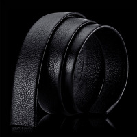 红品 HONGPIN 男士头层皮带身自动扣真皮男式无头皮带条牛皮腰带无扣皮带身加长款双面头层自动扣软皮带