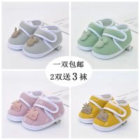 宝宝鞋子男春秋季软底婴儿学步鞋女0-1岁布鞋5-6-8-9个月新生儿鞋