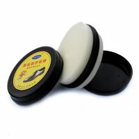 皮革滋养棉 高品质双面鞋蜡 无色亮鞋棉鞋擦皮革护理油 真皮保养透明鞋油上光 无色(自然色适合所有颜色鞋子)