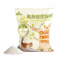 洁客猫砂10L 薰衣味膨润土结团猫砂除臭猫砂吸水猫沙