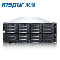 浪潮(INSPUR)NF5468M5 四路机架式服务器人工智能高性能计算深度学习服务器2颗4210 20核2.2G四电 8颗T4/64G/3块480G/0820P阵列卡