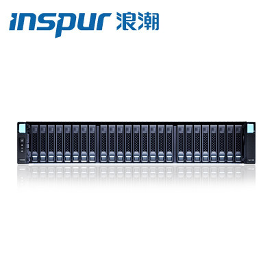 浪潮(INSPUR)混闪存储AS2150G2 双控服务器主机 (12/25盘位) 32GB 4块4T 7.2K硬盘